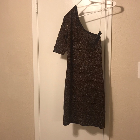 Lola Gold Shimmer Dress - Picture 1 of 3